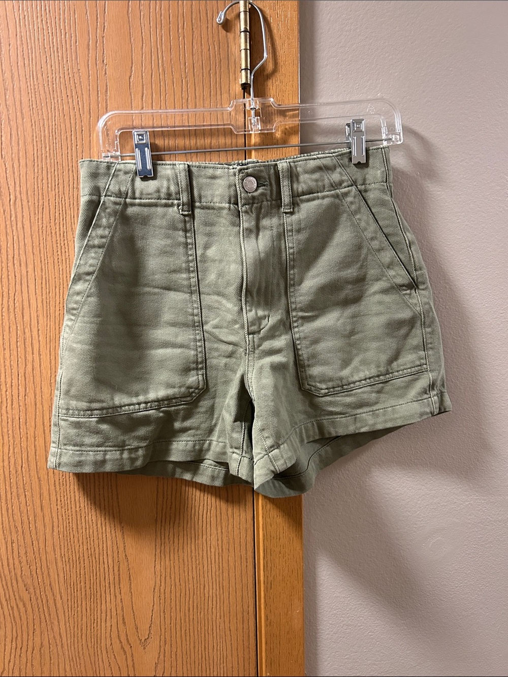 GAP Olive Green Utility Jean Shorts